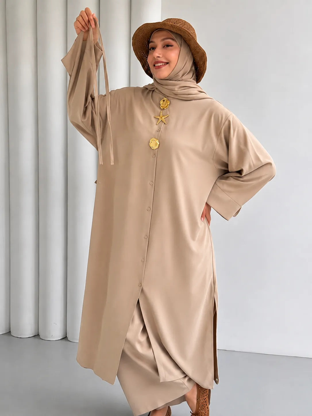 Ensemble Femme Turc Moderne et Élégant avec Pantalon